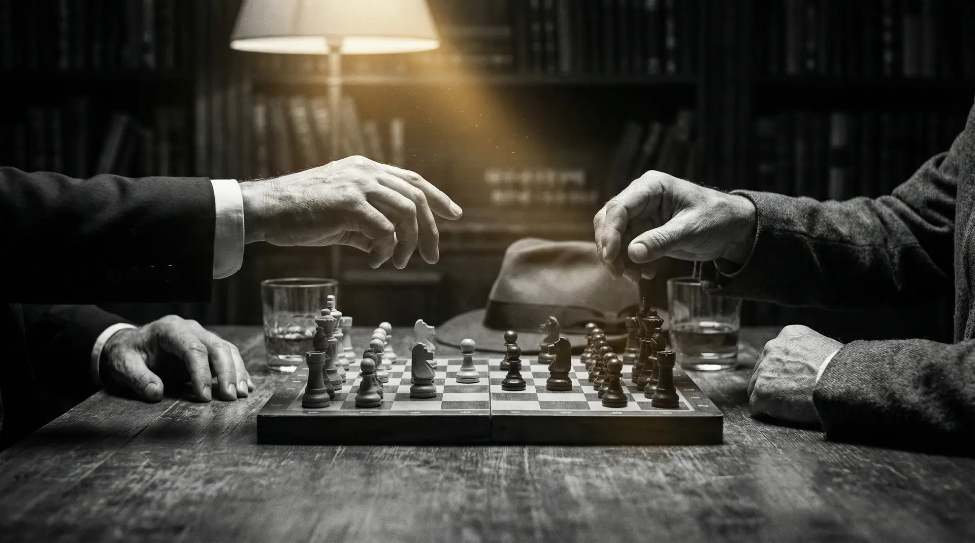 小恐龙阿贡国语版 艺术探索系列 - 非线性叙事，棋盘上的对弈象征命运的交错